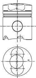 Поршень 99343600 KOLBENSCHMIDT