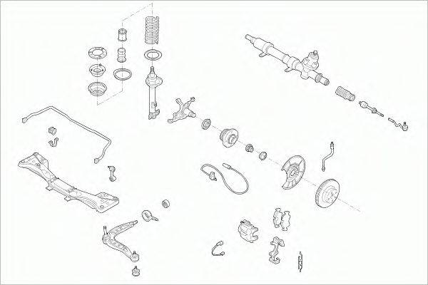 Подвеска колеса BMW-3COU-FS001 SACHS