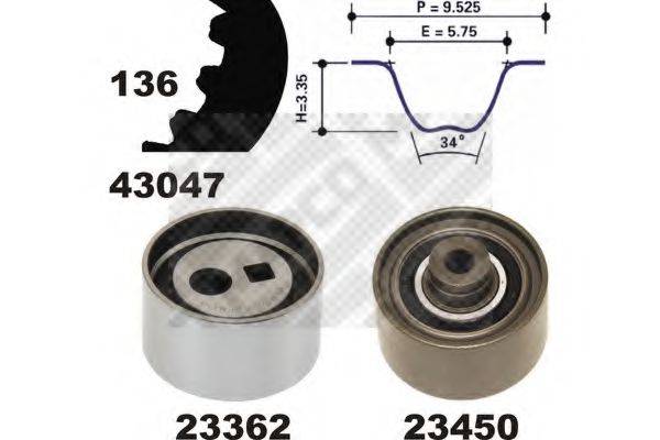 Ременный комплект PBTK155 BRT Bearings