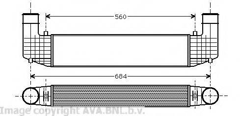 Интеркулер VW4157 AVA QUALITY COOLING