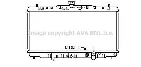 Радиатор, охлаждение двигателя HD2055 AVA QUALITY COOLING