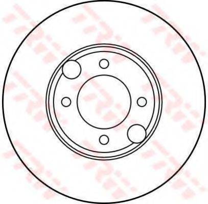 Тормозной диск DF1878 TRW