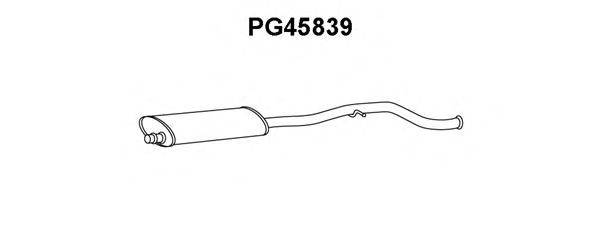 Предглушитель выхлопных газов PG45839 VENEPORTE