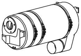 Сажевый / частичный фильтр, система выхлопа ОГ 51367 DINEX
