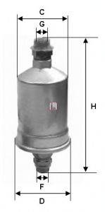 Фильтр топливный S 1532 B SOFIMA