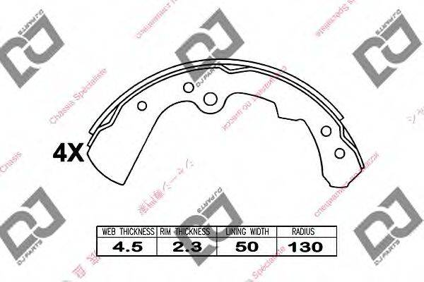 Комлект тормозных накладок BS1111 DJ PARTS
