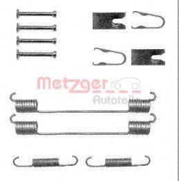 Комплектующие, тормозная колодка 105-0883 METZGER