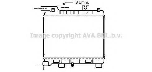 Радиатор, охлаждение двигателя BW2055 AVA QUALITY COOLING