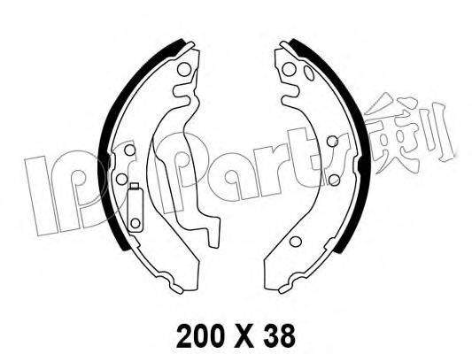 Тормозные колодки IBL-4410 IPS Parts