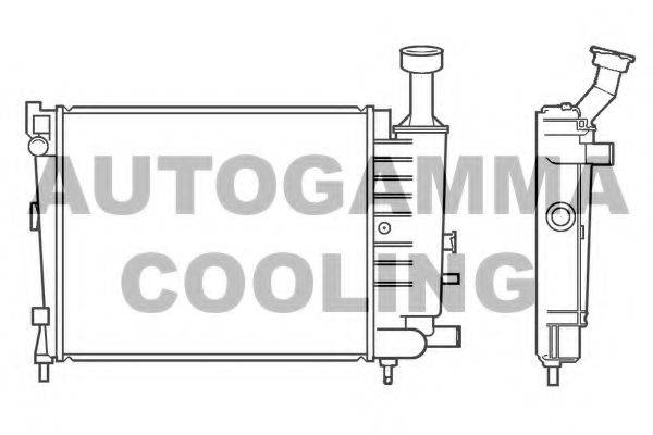 Теплообменник 100147 AUTOGAMMA