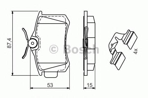 Рисунок 0 986 494 597 BOSCH