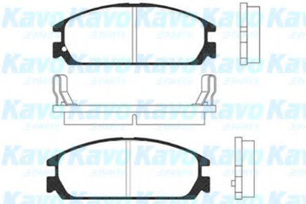 Комплект тормозных колодок, дисковый тормоз BP-2008 KAVO PARTS