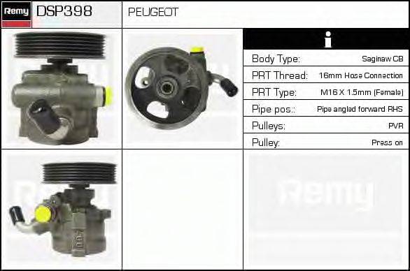 DSP398 REMY Гидравлический насос, рулевое управление DSP398 REMY