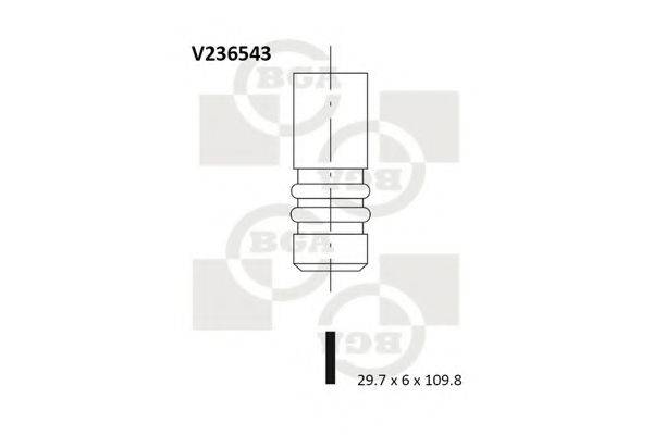 V236543 BGA Выпускной клапан V236543 BGA