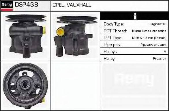 Гидравлический насос, рулевое управление DSP438 REMY