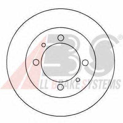 Тормозной диск BR-5714-C KAVO PARTS