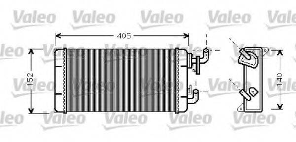 Теплообменник, отопление салона 812301 VALEO