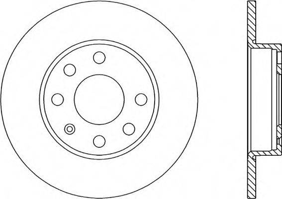 Тормозной диск BDR1402.10 OPEN PARTS