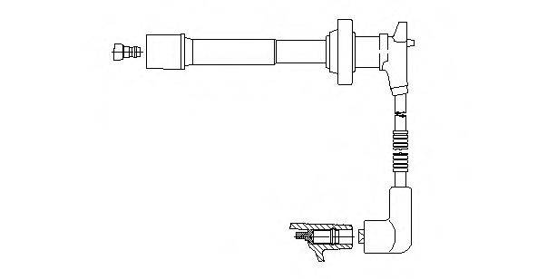 Провод зажигания 738E50 BREMI