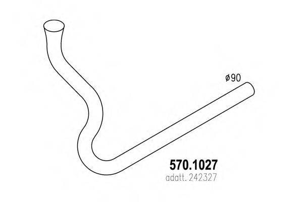 Трубка 570.1027 ASSO