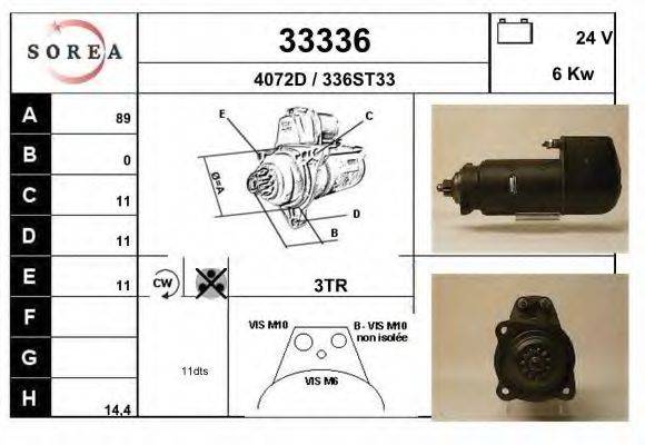 Стартер 33336 EAI