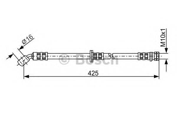 Тормозной шланг T 28 094 BREMBO