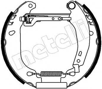 Комплект тормозных колодок 51-0156 METELLI