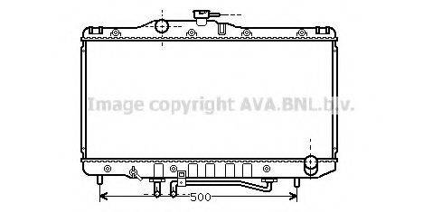 Радиатор, охлаждение двигателя TO2206 AVA QUALITY COOLING