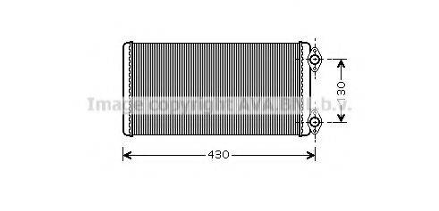 Теплообменник, отопление салона MN6030 AVA QUALITY COOLING