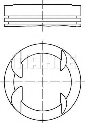 Поршень 607 79 01 MAHLE ORIGINAL