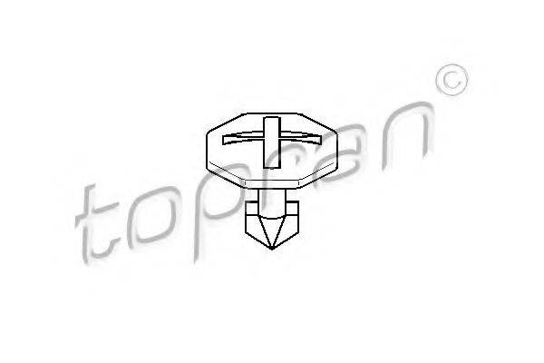 111 107 TOPRAN Пружинный зажим 111 107 TOPRAN