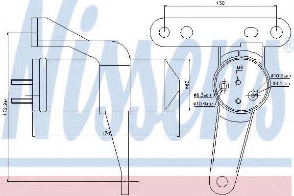 Осушитель, кондиционер 95470 NISSENS