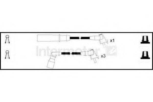 Комплект проводов зажигания 73725 STANDARD