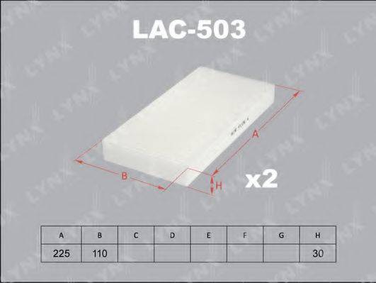 Фильтр салонный LAC-503 LYNXauto