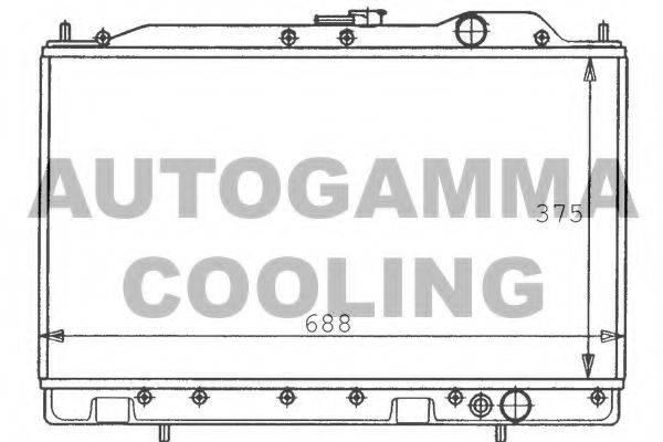Теплообменник 100585 AUTOGAMMA