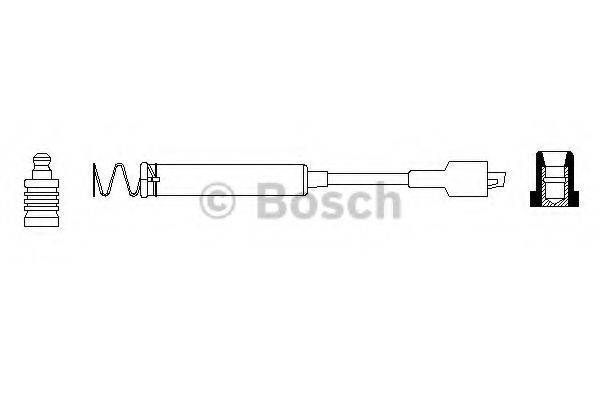 Провод зажигания 0 986 356 083 BOSCH