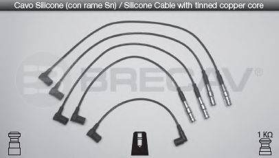 Комплект проводов зажигания 08.502 BRECAV