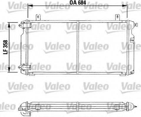 Радиатор, охлаждение двигателя 730014 VALEO