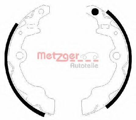 Комплект тормозных колодок MG 943 METZGER