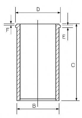 Гильза цилиндра 14-040200-00 GOETZE ENGINE