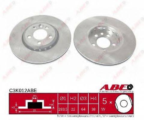 Тормозной диск C3K012ABE ABE