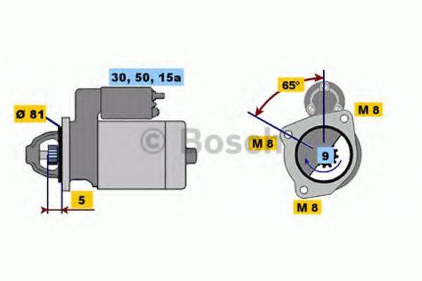 Стартер 0 986 011 780 BOSCH