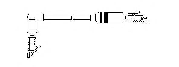 Провод зажигания 109/57 BREMI