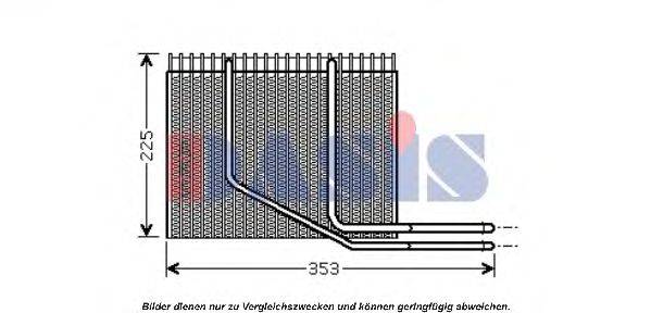 Испаритель, кондиционер 820075N AKS DASIS