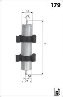 Фильтр топливный G76 MECAFILTER