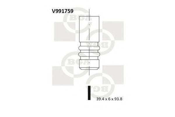 Впускной клапан V991759 BGA