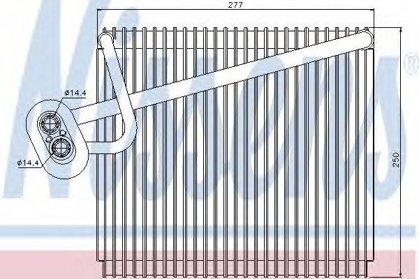 Испаритель 92289 NISSENS