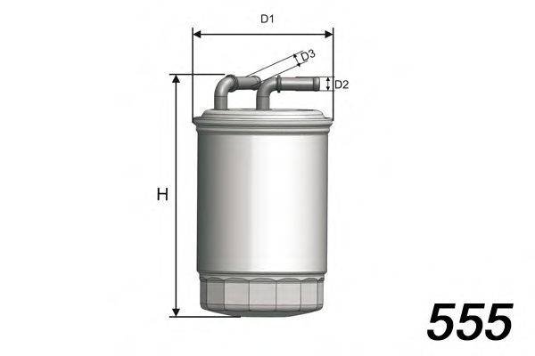 Фильтр топливный M518 MISFAT