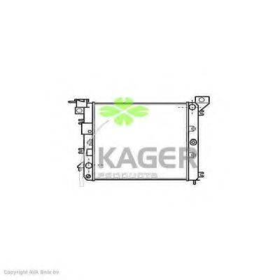 Радиатор, охлаждение двигателя 31-0225 KAGER