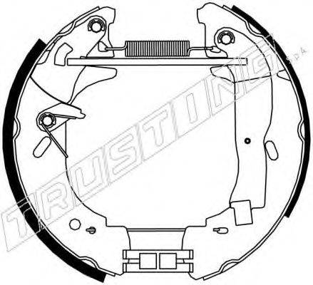 Комплект тормозных колодок 6339 TRUSTING
